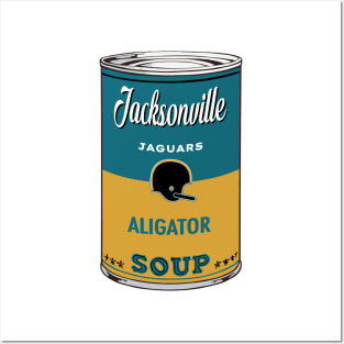 Jacksonville Jaguars Soup Can Posters and Art